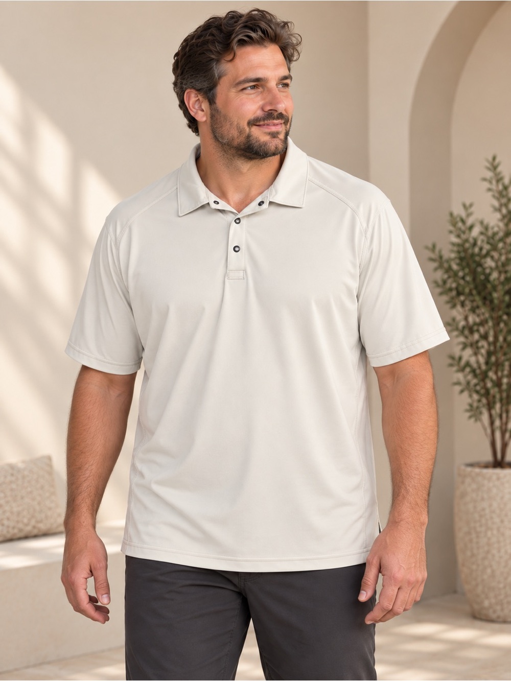 5.11 Tactical Paramount Polo 2.0 2XL Ivory EDC Performance Shirt #315